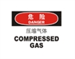  国际标准标识 危险类标示 压缩气体 COMPRESSED GAS