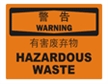  国际标准标识 警告类标志 有害废弃物 HAZARDOUS WASTE