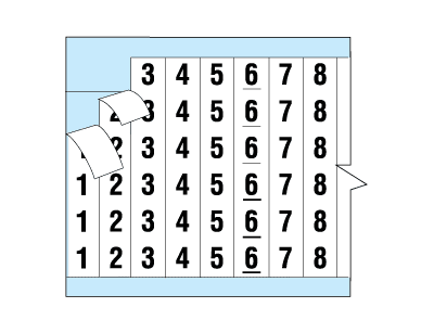 连续数字 预印电线电缆标识